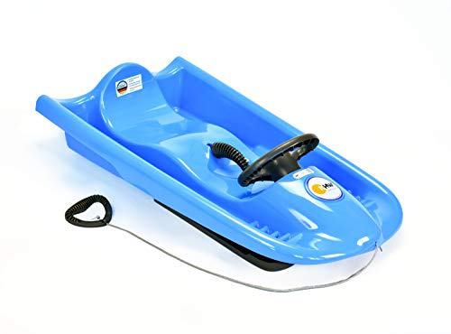 KHW Lenkschlitten Snow Flyer Schlitten Iceblue - Made in Germany