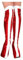 Horror-Shop Original Wonder Woman Stiefelstulpen für Fans der DC Comics Superheroes