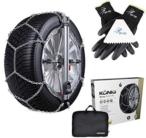 BB-EP Schneekettenset für VW Polo (2017) 185/65 R15