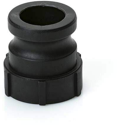 Powertool IBC Tankadapter, Wassertank-Fittung, Typ A, männlich, Camlock-Kupplung, schwarz