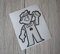 IHC Aufkleber Männchen Traktor Emblem Sticker Label Transparent