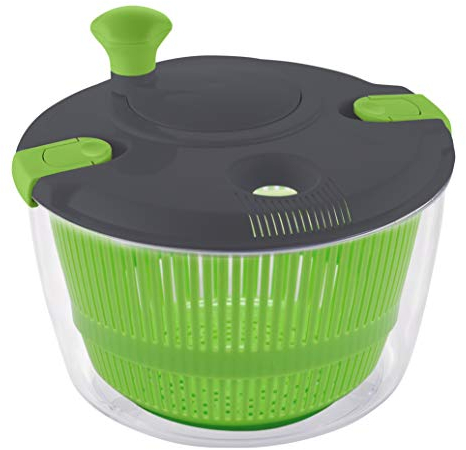 NERTHUS FIH 783-Centrifugadora, Escurridor de Ensaladas, Blanco, Grande