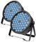 BETOPPER Bühnenlichter, Stroboskoplichter, LED-Par-Lichter, 54 x 1,5 W, RGB, 3-in-1, DMX512, leichtes Disco-Licht, DJ-Licht für Party, Hochzeit, Club, Bars, Show (2 Stück)