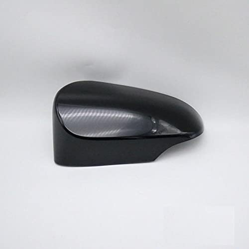 Fit For Toyota Yaris 2012 2013 2014 2015 2016 2017 2018 2019 Outside Rearview Mirror Cover Wing Door Side Mirror Shell Cap Housing-black_left_side