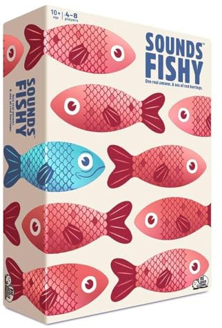 Sounds Fishy: The Fast-Thinking, Bluffing Family Board Game for Kids 10+ and Adults — Best New Board Games, Family Quiz Games