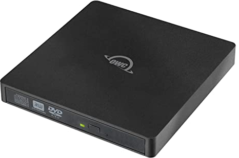 OWC Slim - USB 3.2 externer CD/DVD Brenner, 8X DVD DL+CD Reader/Writer, Mac & PC