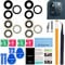 2 PCS Soaosdr Original Back Rear Camera Lens Glass Replacement for iPhone 12 Pro Max 6.7 inch with pre-Installed Adhesive+Reparing Toolkit+Installation Manual