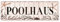Interluxe Schild Metallschild - Poolhaus - Pool Geschenkidee Freunde Sommer Urlaub Strand