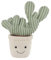 Apricot Lamb Soft Cactus Plant Plush Toy, Stuffed Green Pot, Kawaii Plushie for Kids, 12