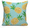 Tomda Kissenbezug, Aquarell, Ananas, Baumwolle, Leinen, quadratisch, Standard-Kissenbezug für Männer und Frauen, Heimdekoration, Sofa, Sessel, Schlafzimmer, Wohnzimmer, 45 x 45 cm