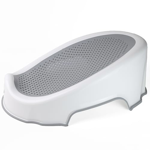 DIVCHI Baby-Badewannensitz für Neugeborene, unverzichtbare Baby-Badewannenstütze – ergonomisches Design, sicher und bequem, rutschfester Baby-Badezimmerstuhl