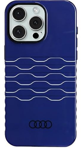 Audi IML Case Hülle für iPhone 15 Pro Max 6.7 Blau Blue hardcase AU-IMLMIP15PM-A6/D3-BE
