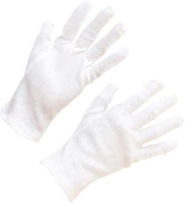 ULTECHNOVO 12 Paare Arbeitshandschuhe Schutzhandschuhe Aus Baumwolle Warme Handschuhe Industriehandschuhe Münze Schützend Baumwoll-handschuhe Weiß Arbeitsschutz Baumwolle Spa