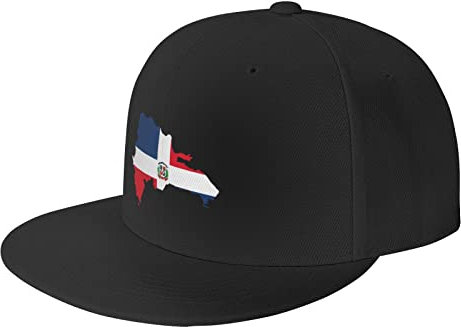 Baseballkappe Dominikanische Republik Karte Flagge Baseball Cap Verstellbare Basecap Baumwolle Baseball Kappe Für Tennis, Herren, Auf Reisen