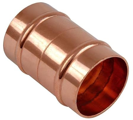 Pack of 2-28mm Solder Ring Slip Coupling (Known as 28mm Copper Fittings Also/Slip Coupling/Slip couplings/Solder Ring Fittings Also Available in 8mm, 10mm, 15mm, 22mm, 28mm)