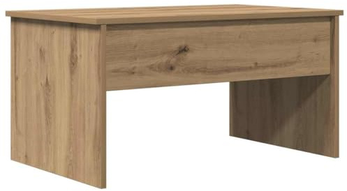 vidaXL Coffee Table, Centre End Table for Living Room, Accent Console Sofa Table for Decorative, Modern Style, Artisan Oak Engineered Wood