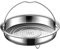 Panier vapeur en acier inoxydable avec poignée pour aliments - Poêles à vapeur - Grille de cuisson à la vapeur - Grille pour légumes