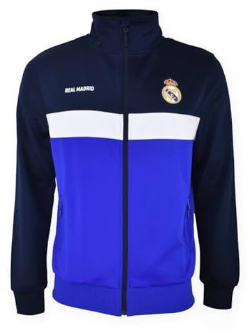 Real Madrid Veste Plus nº14 Navy Licence - Adulte Taille L, bleu, L
