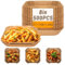 500pezzi Carta Forno per Friggitrice ad Aria,8”(20,3cm) per 5L-8L,Senza BPA,Antiaderente & Impermeabile all'olio & Non Sbiancato & Quadrata,Carta Friggitrice ad Aria