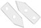 HAVANSIDY 2 Pcs Commercial Can Opener Replacement Blades, Stainless Steel, Compatible with Edlund #1 Can Opener, Easy to Replace