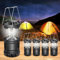 ILEEDear Campinglampe Batteriebetrieben, Tragbare Ultrahelle led laterne, Faltbare Camping Hängelampe, Überlebenskit，zum Wandern Camping, notfall ausrüstung stromausfall usw 4 Stück