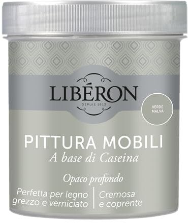 Libéron Pittura Mobili a base di Caseina Verde Malva 0.5 L