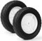 LALAGO 2 pcs. Ø200mm Roue en Caoutchouc, 8in Pneus de Tondeuse à Gazon Chariot Roue Motrice, Roues de Rechange Universelles pour Tondeuse à Gazon, Chariot, Tracteur de Pelouse, Tondeuses