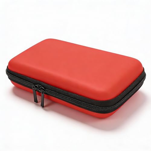 Sxhlseller Case di Trasporto per Nintendonew Nuovo 2DS XL, 2DS LL, Nuova 3DS, Console 3DS, Custodia da Viaggio con Shell Protettivo Duro con 8 Slot di Cartucce di Gioco, PU e EVA Hard,
