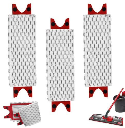 3 Pcs Microfibre Mop Head Replacements Microfibre Pads Mop Head Refill for Vileda 1-2 Spray mops Ultramax UltraMax Plus, Reusable Mops Cleaning Pads Machine Washable for Efficient, Deep Cleaning