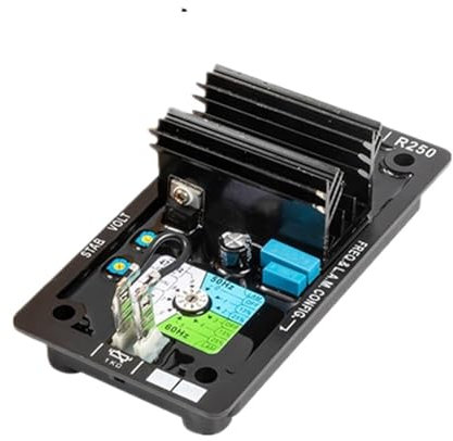 1 estabilizador R250 for generador diésel de 20 kVA, repuestos, regulador automático de voltaje AVR.