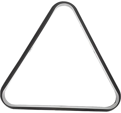Toddmomy Mini Plastic Pool Triangle Rack, Black for Standard Billiard Balls