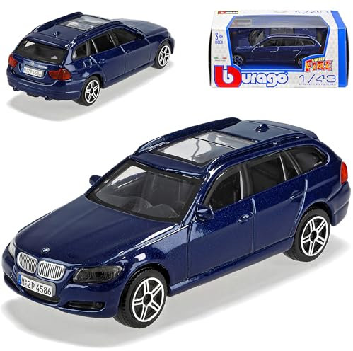 Generisch B*M*W 3er 3 Er E91 Kombi Touring Ab 2005 Blau 1/43 Burago Burago Modellauto Modell Auto