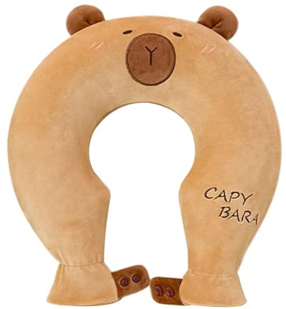 Bouillotte En Forme De U - Chaud Et Mignon À L'Effigie De Capybara Doux Pour L'Hiver,Sac Bouteille D eau Chaude,Pour Hiver Bureaux Voyage Extérieur Hôtel Nuit Vacances Colonne Vertébrale Calme Cervica