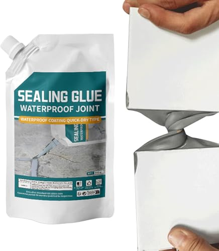 Riempitivo Per Crepe In Cemento Impermeabile 500ml Rapida Asciugatura Sigillante Per Riparazione In Cemento Stucco Per Fughe Antigelo Adesivo Forte Per Angoli, Tetti, Pavimenti E Davanzali