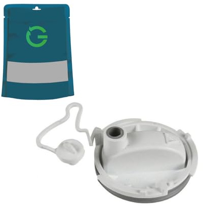 G GRIMALDI Tappo Filtro Pompa Lavatrice Compatibile con Electrolux Rex AEG Zanussi 1323823037 1323823029 1323823011 — Tappo Scarico Acqua Lavatrice — Ricambio Pompa Scarico