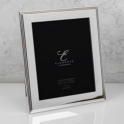 Widdop and Co 8' x 10' - Elegance Silverplated Rib Edge Frame - Gift Boxed