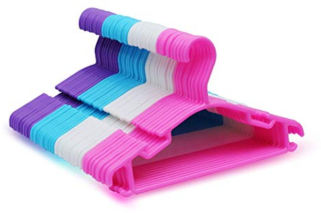 sfesnid Kleiderbügel für Kinder Baby 40er-Pack 27cm mit 3stk Kleiderbügel Organizer