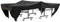 Housse de table de -pong, 280x153x73cm Housse de table de -pong imperméable noire Housse de protection pour la maison, l'école, l'extérieur, la cour ou le patio