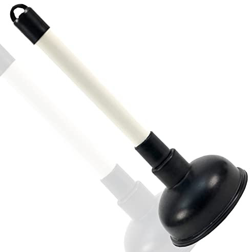 Sink and Drain Plunger Toilet Pump Unblocker with Strong Suction Performance Strong Rubber Vacuum Air Plumbing Plunger for Bathrooms Kitchens Sinks Baths and Showers
