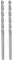 sourcing map Solid Carbide Twist Drill Bits 2mm, Metric Left Hand Spiral Flutes Straight Shank Tungsten Steel Drilling Tool for Stainless Steel Alloy Metal, 2pcs