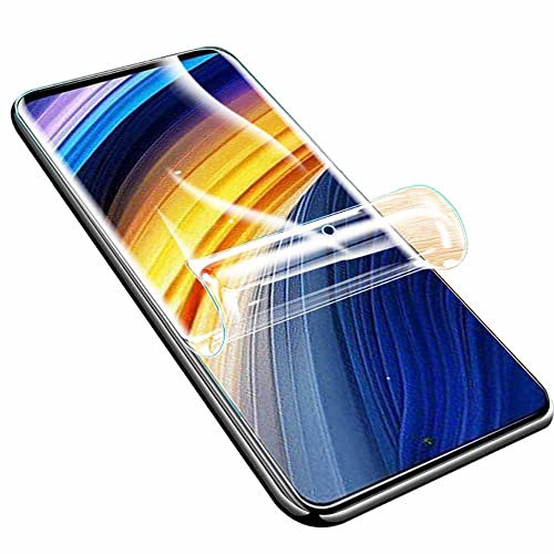 Snailcanfly películas de hidrogel 2 pcs para Xiaomi Poco X3 NFC/Poco X3 Pro 6.67inch Protectores de pantalla de TPU de película transparente flexible suave NO vidrio templado