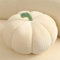 Martin Kench Kürbis Kissen, Plüsch Kürbis Kissen, Kürbis Halloween Kissen, Herbst Kissen Kürbis Deko mit Füllung, Pumpkin Pillow, Herbstdeko Kürbis (Weiß,20cm)