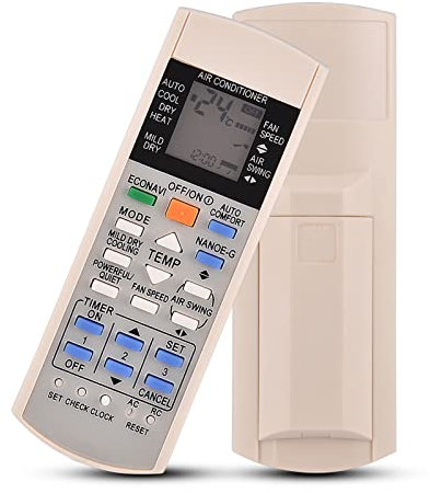 Air con Control Remoto Control Remoto para Air-con White Abs Control Remoto de Repuesto para A75C3300 A75C3208 A75C3706 A75C3708 Aire Acondicionado