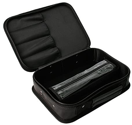 Lechnical Custodia per attrezzi da parrucchiere Cassetta degli attrezzi per parrucchieri Borsa per forbici da parrucchiere Organizer da viaggio
