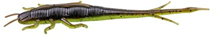 ZECK - Angelköder, Kunstköder, Gummifisch - BA Shaky Sneaker | 8cm - Moor Kiwi | 9 STK.