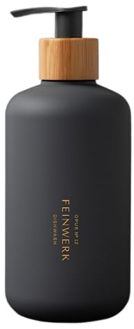 FEINWERK-COLLECTION Dish Wash 350 ml Gel - Geschirrspülmittel - hartnäckige Verschmutzungen - ökologisch nachhaltige Inhaltsstoffe - Spender (OPUS No 20)
