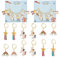 nbeads 24 Stück Regenbogen Einhorn Stitch Marker, Legierung Emaille häkeln Stich Marker Charms 304 Edelstahl Verschluss Verriegelung Stich Marker für Stricken Weben Nähen Schmuckherstellung