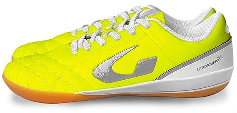 GEMS TFM03-2603 TORNEO X IN Sneaker Unisex FLUOGELB/Weiss/GRAU EU 42