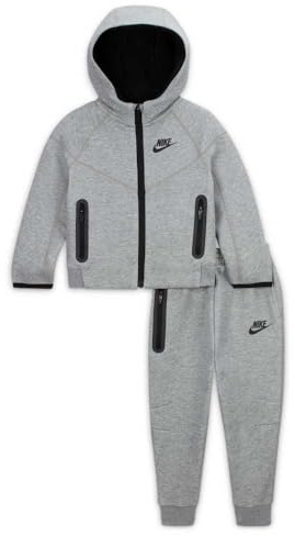 Nike Unisex Kinder Tech Fleece Tracksuit, Grau, 6-7 Jahre EU
