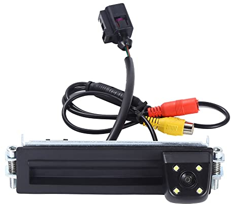 HD Einparkhilfe Kofferraumgriff Rückfahrkamera mit Mikroschalter Ersatz für VW Passat Variant 3B5 3B6 3BG Tourer Polo Classic Stufenheck 6KV2 9A2 9N4/3B9827566D/3B9827566A/3B9827566C/3B9827566B